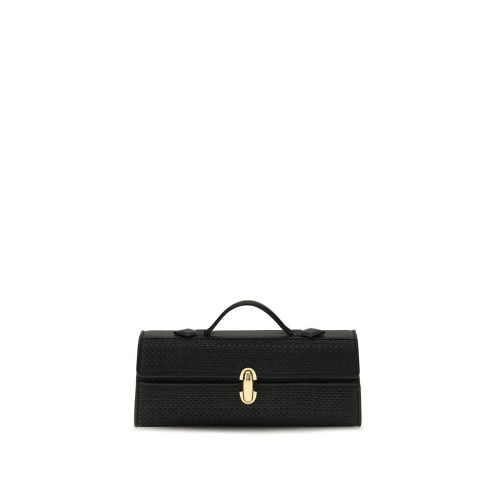 Savette Women Rafia Slim Symmetry Pochette